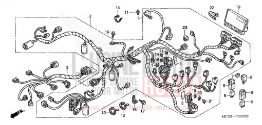 WIRE HARNESS (ST1300) ST13006 de 2006